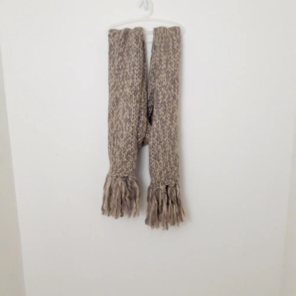 Universal Thread Co One piece Brown Hand Knit Scarf.